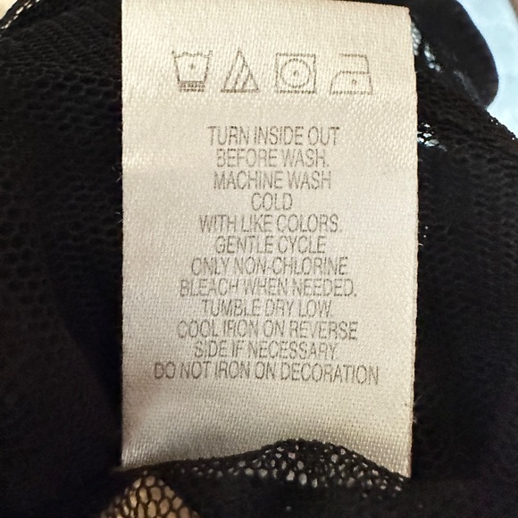 DISNEY | 3T Girls Black Sheer Lace Tiered Sleeveless Tank Dress Mickey Mouse - Picture 6 of 7